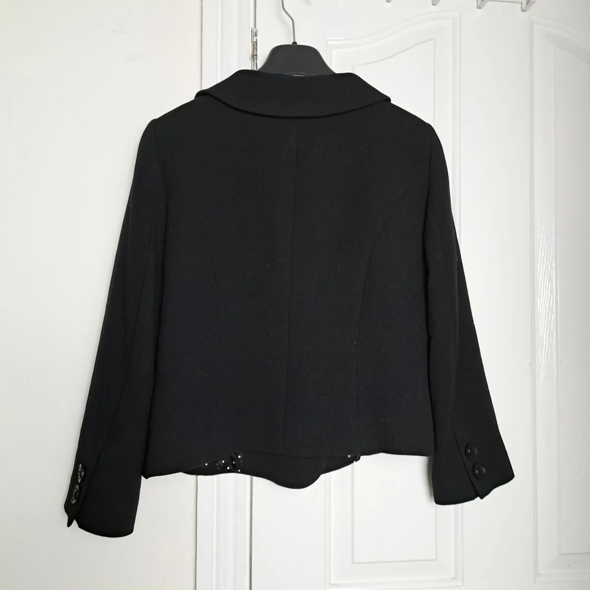 Hobbs New Wool Cropped Blazer Jacket 12UK/40EU - Image 4
