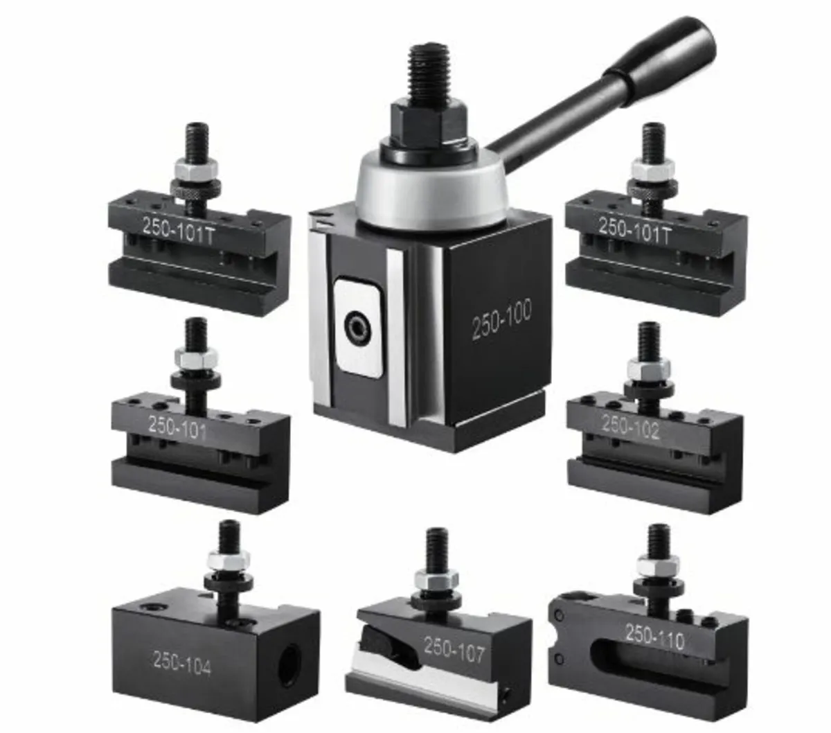 Quick Change Tool Post Set 8 Pcs Lathe - Image 3