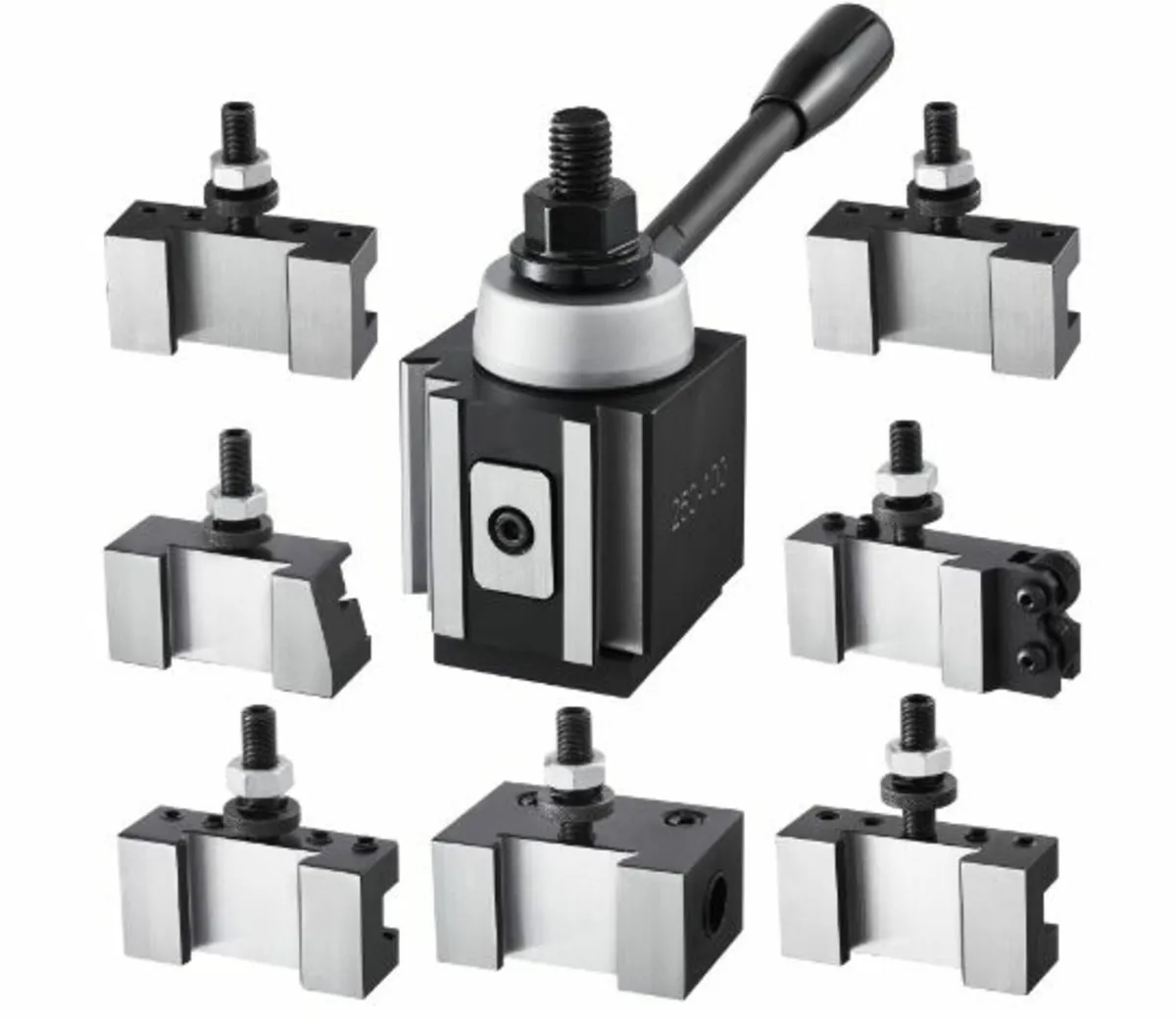 Quick Change Tool Post Set 8 Pcs Lathe - Image 4