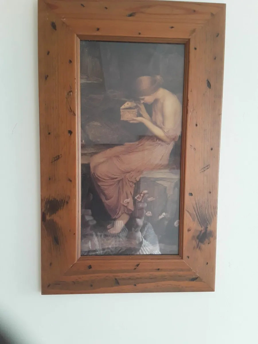 Lovely Victorian style picture pine frame - Image 2