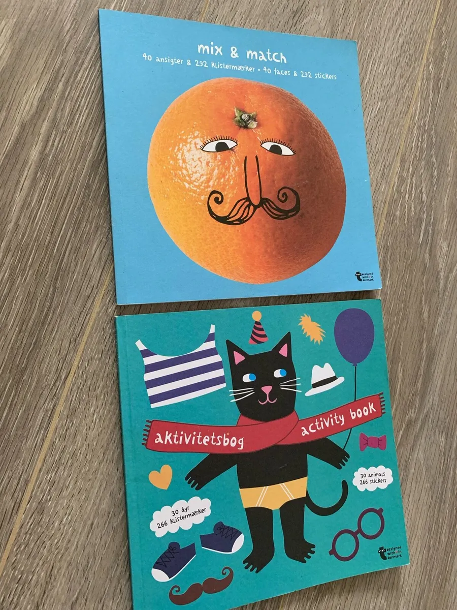 Animal & Faces Sticker Books - Image 1