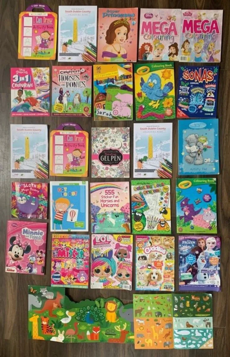 Colouring Books & Kids Magazines
