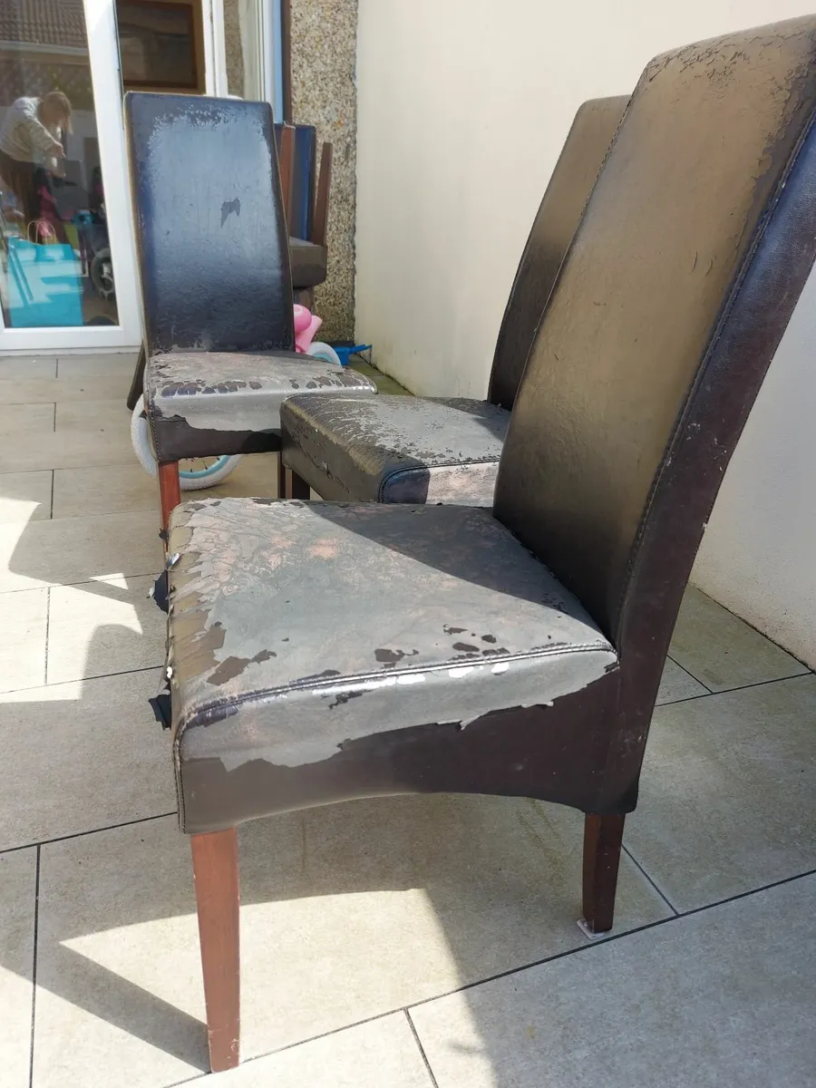 FREE TO TAKE  AWAY 6 Kitchen Chairs - Image 2