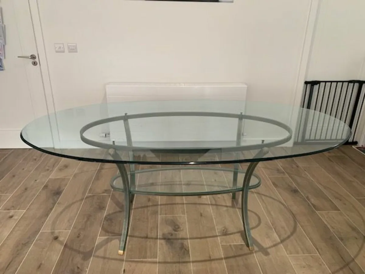 Glass Table and 6 chairs - Image 4