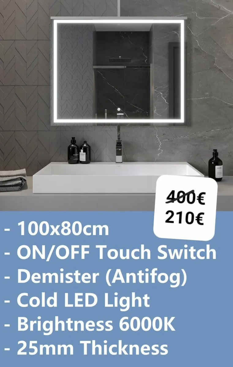 LED Bathroom Mirror - Image 1