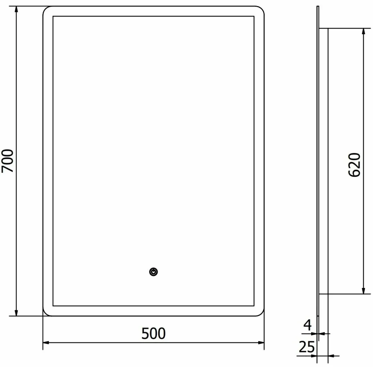 LED Bathroom Mirror - Image 3