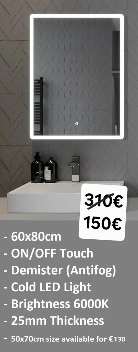 LED Bathroom Mirror - Image 2