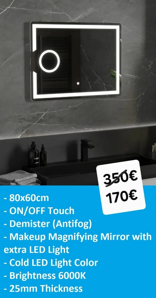 LED Bathroom Mirror - Image 2