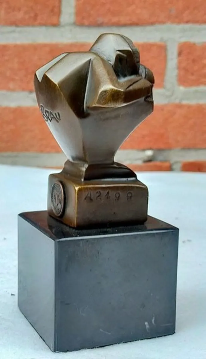 Art-Deco Monkey - Bronze, Marble (Signed) - Image 3