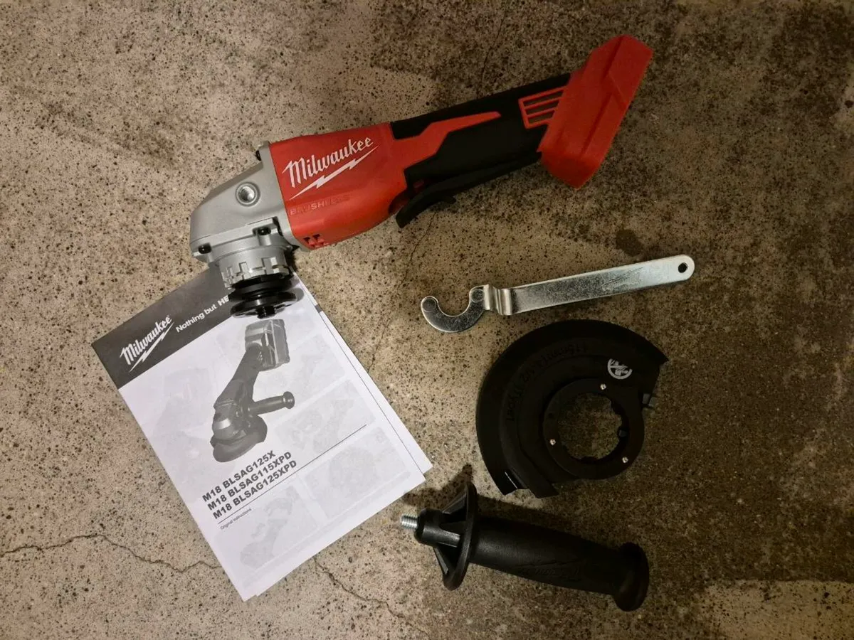 Milwaukee M18 Brushless Angle Grinder Body - Image 1