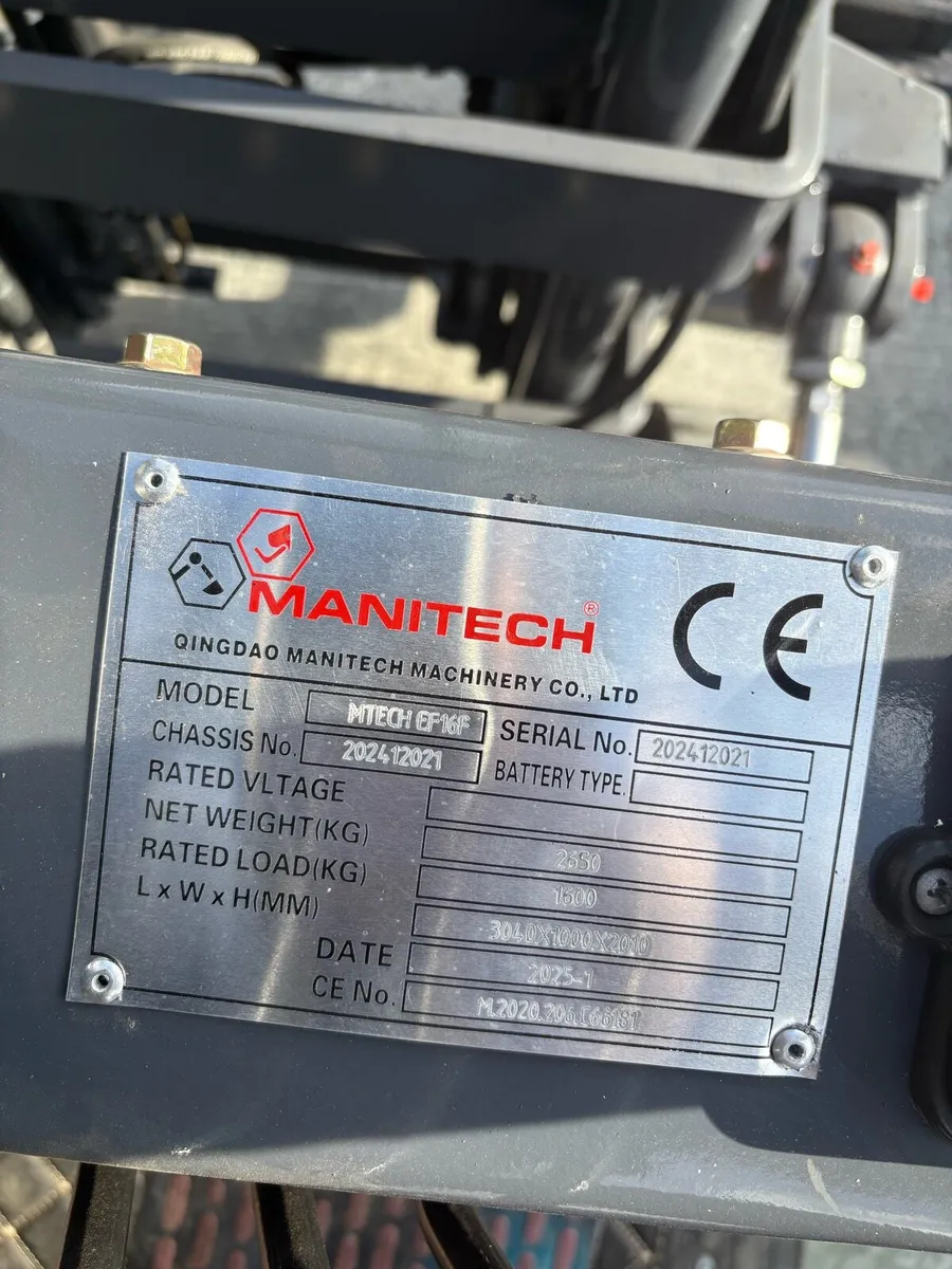 Electric forklift 1.6T - Image 4