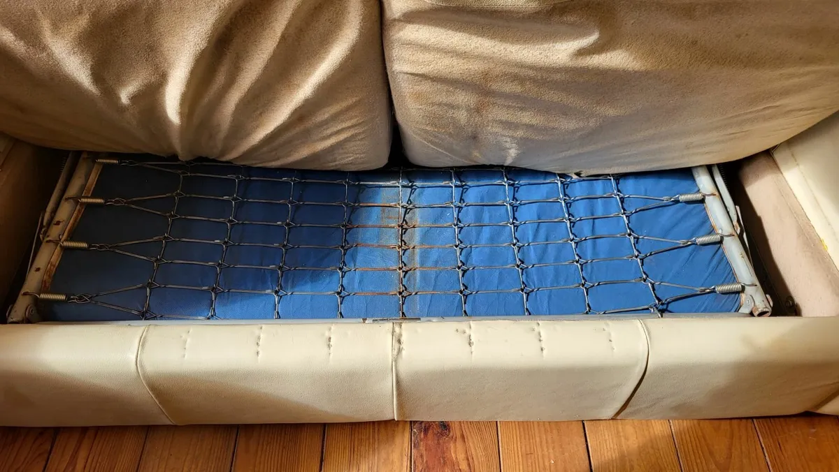 Leather Sofa Bed - 2 Seater - Image 3