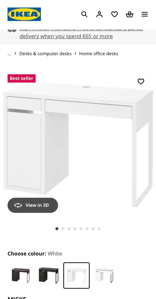 IKEA Micke desk - Perfect condition - Image 1