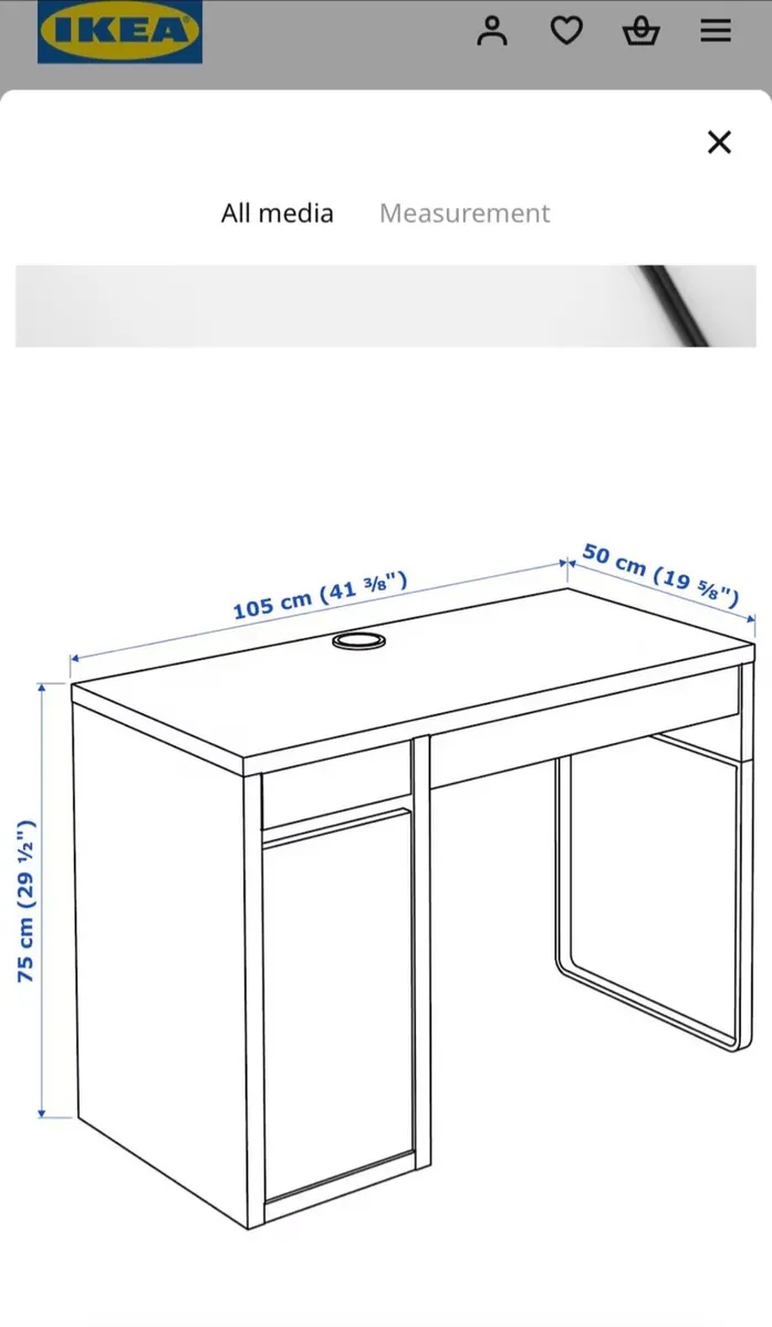 IKEA Micke desk - Perfect condition - Image 2