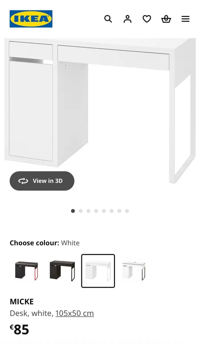 IKEA Micke desk - Perfect condition - Image 3