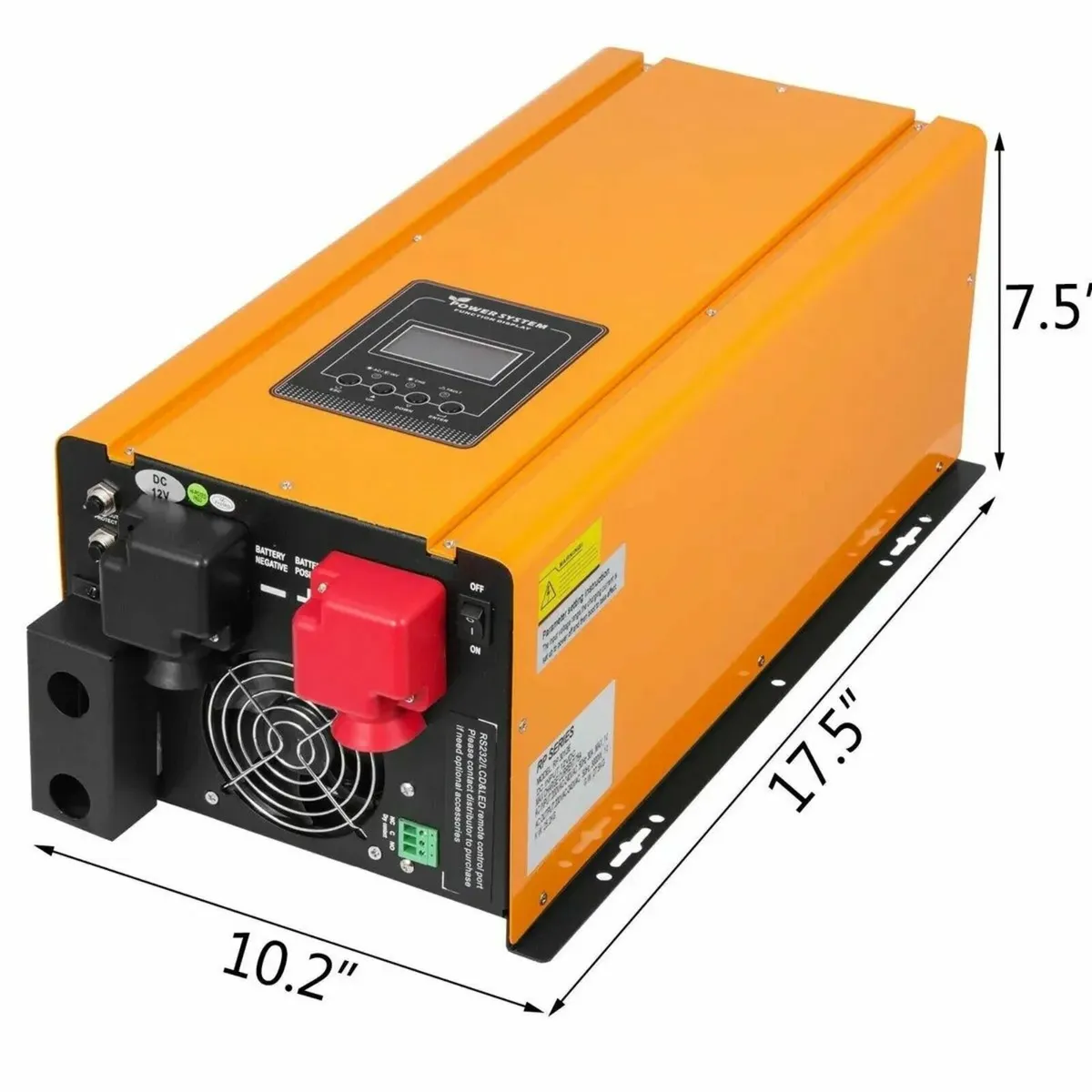 Off-Grid Power Inverter: 3kW, 12V, LCD - Image 2