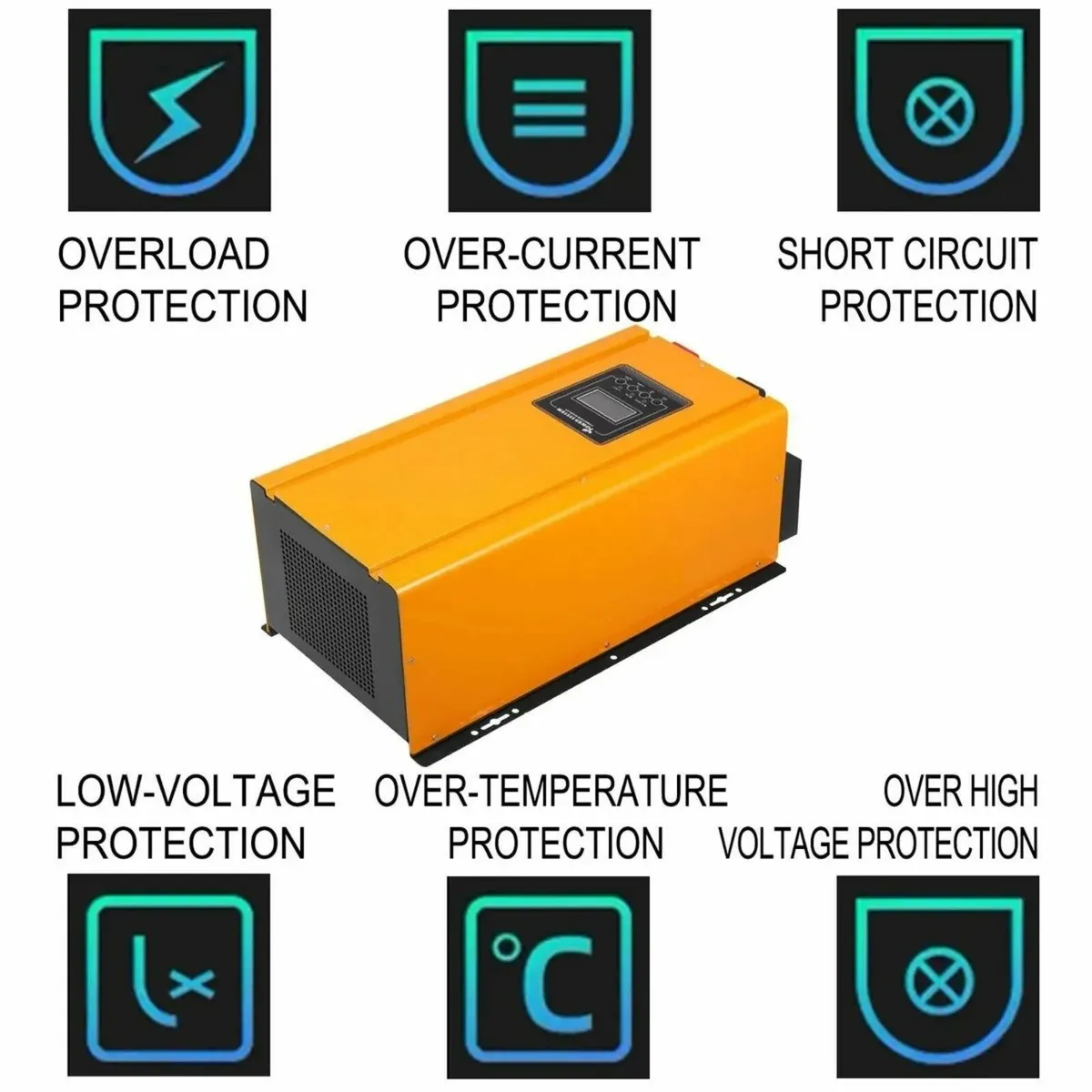 Off-Grid Power Inverter: 3kW, 12V, LCD - Image 4