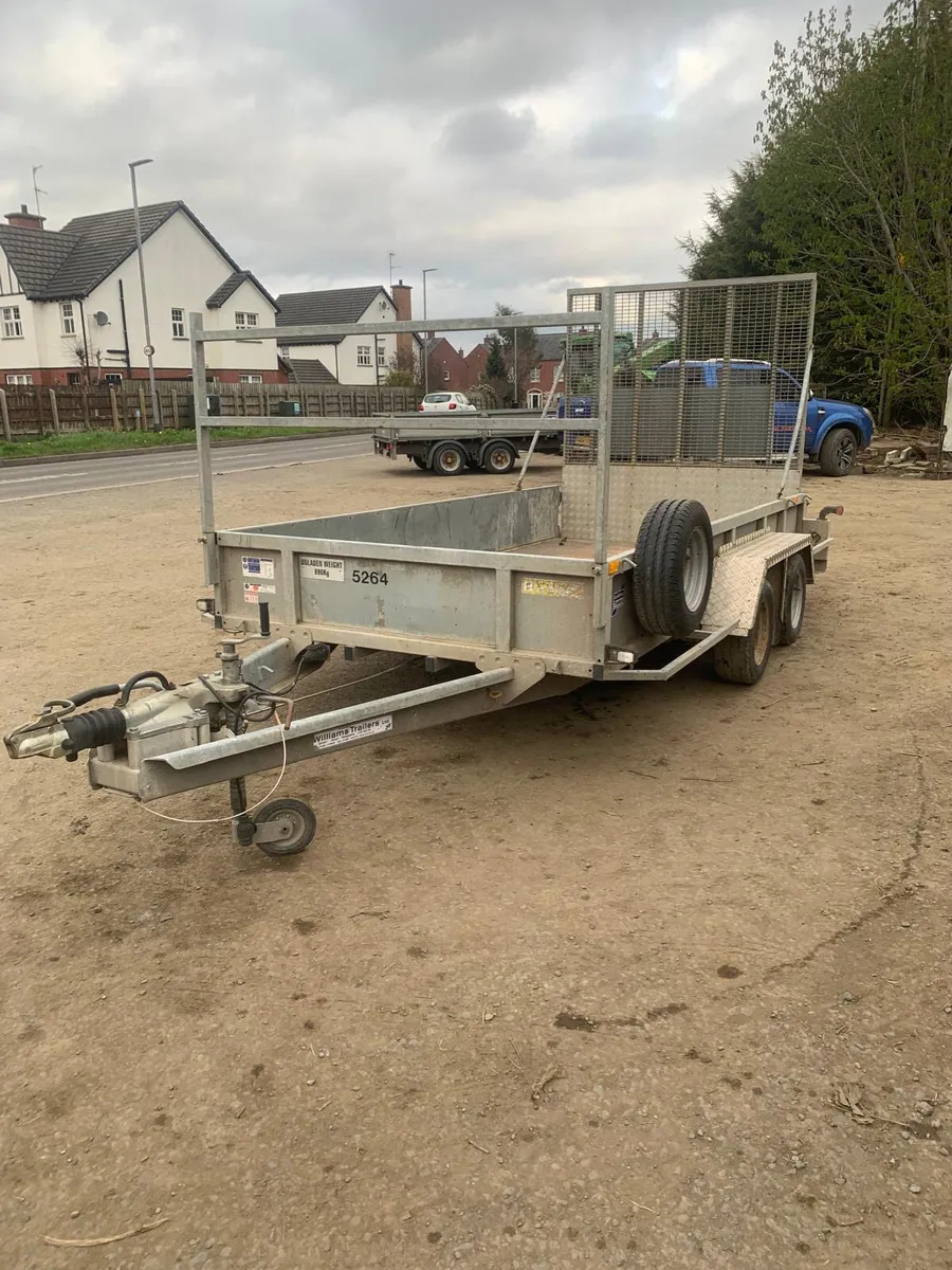 Ifor Williams 12ft plant trailer - Image 1