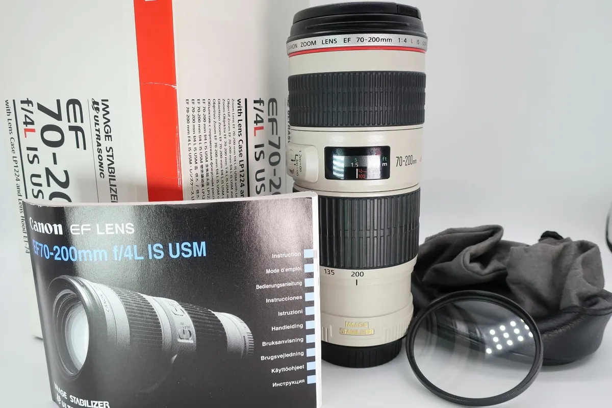 Canon EF 70-200mm F4L IS USM Lens - Image 1