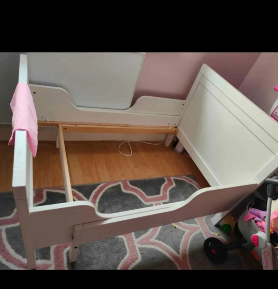 Ikea Sundvik toddler to single bed + mattress - Image 3