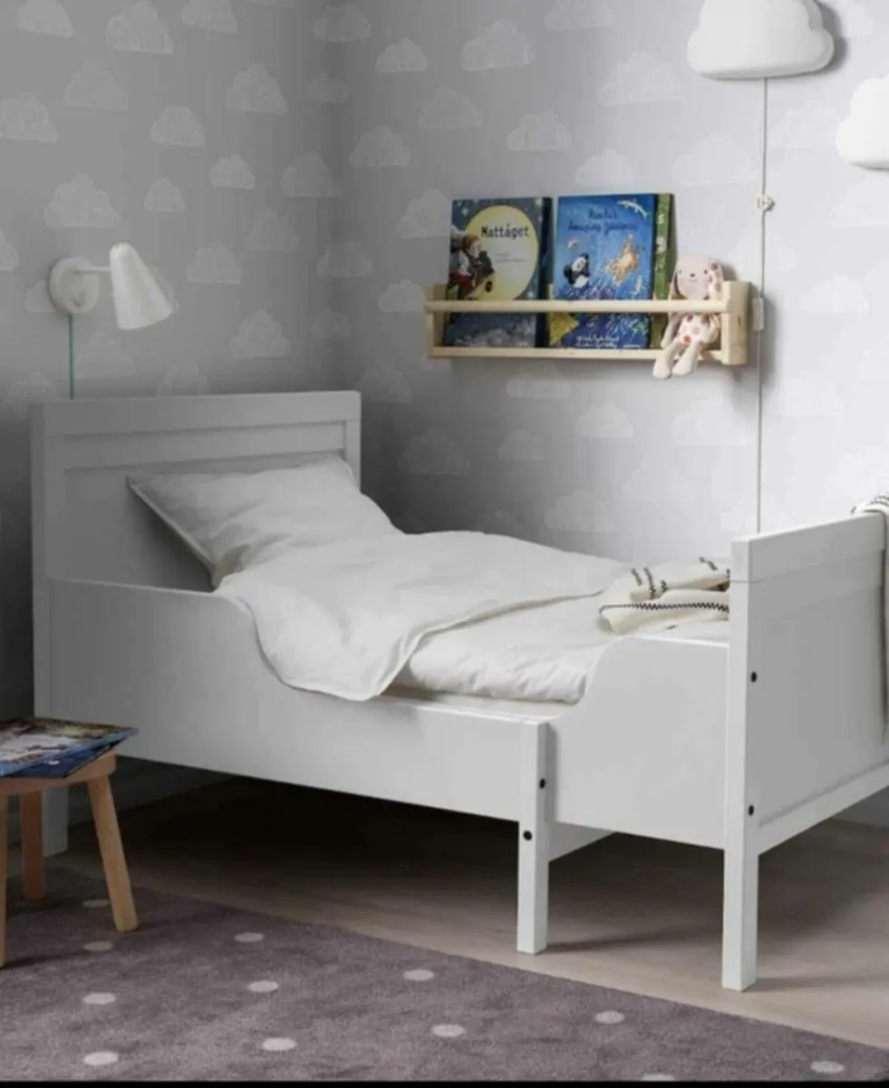Ikea Sundvik toddler to single bed + mattress - Image 4