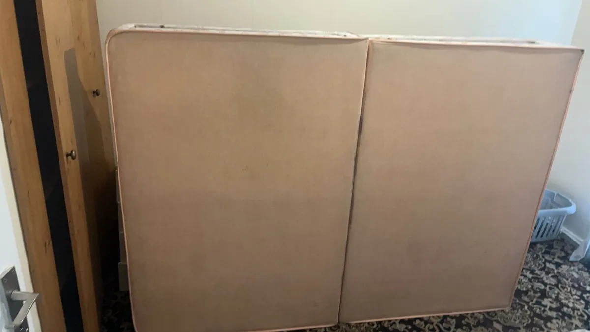 Double bed with Storage and Matress - Image 1