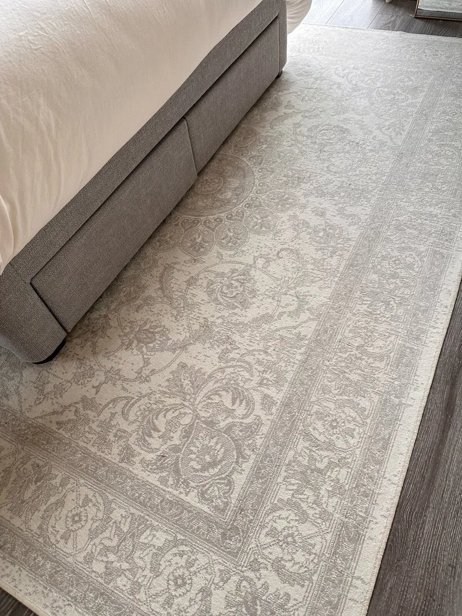 Oriental Rug Cream 160x230cm -Anthracite colors - Image 3
