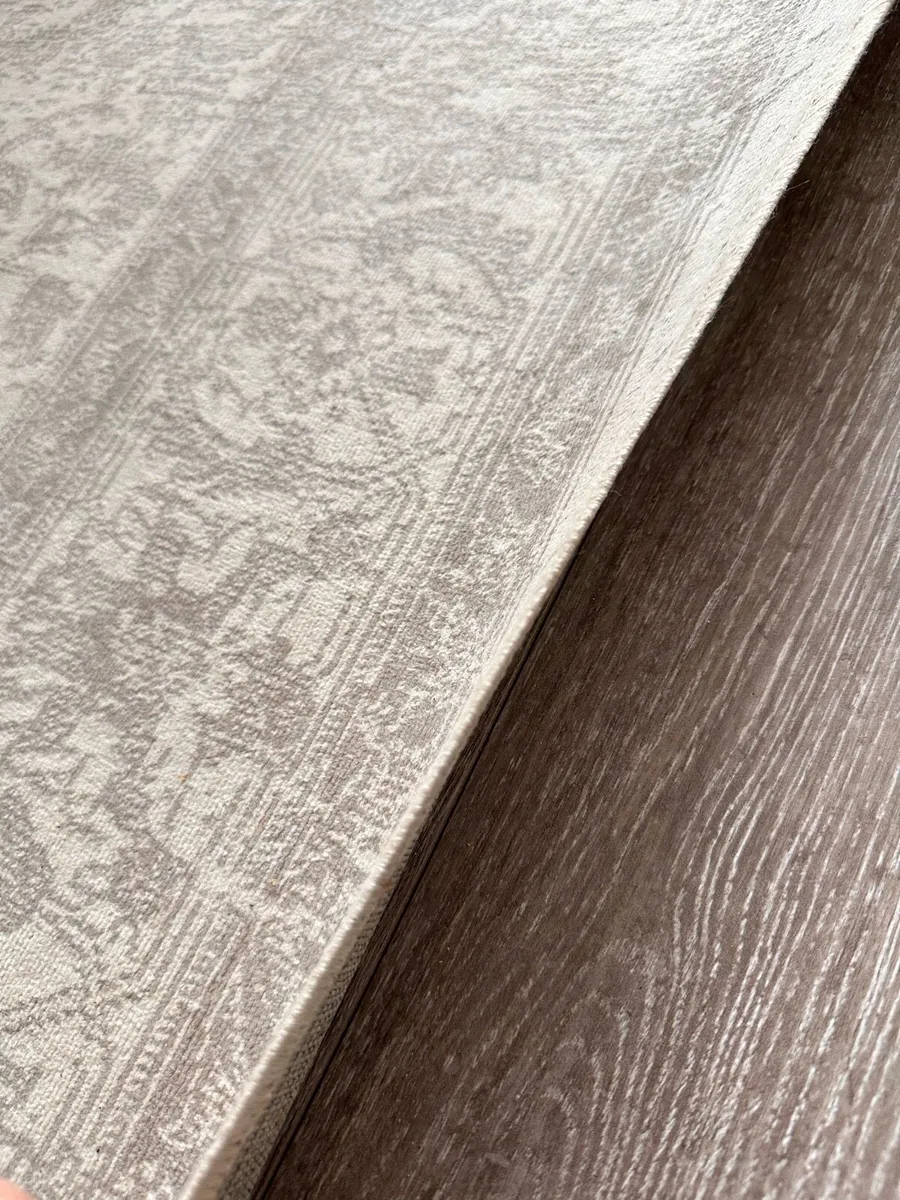 Oriental Rug Cream 160x230cm -Anthracite colors - Image 4