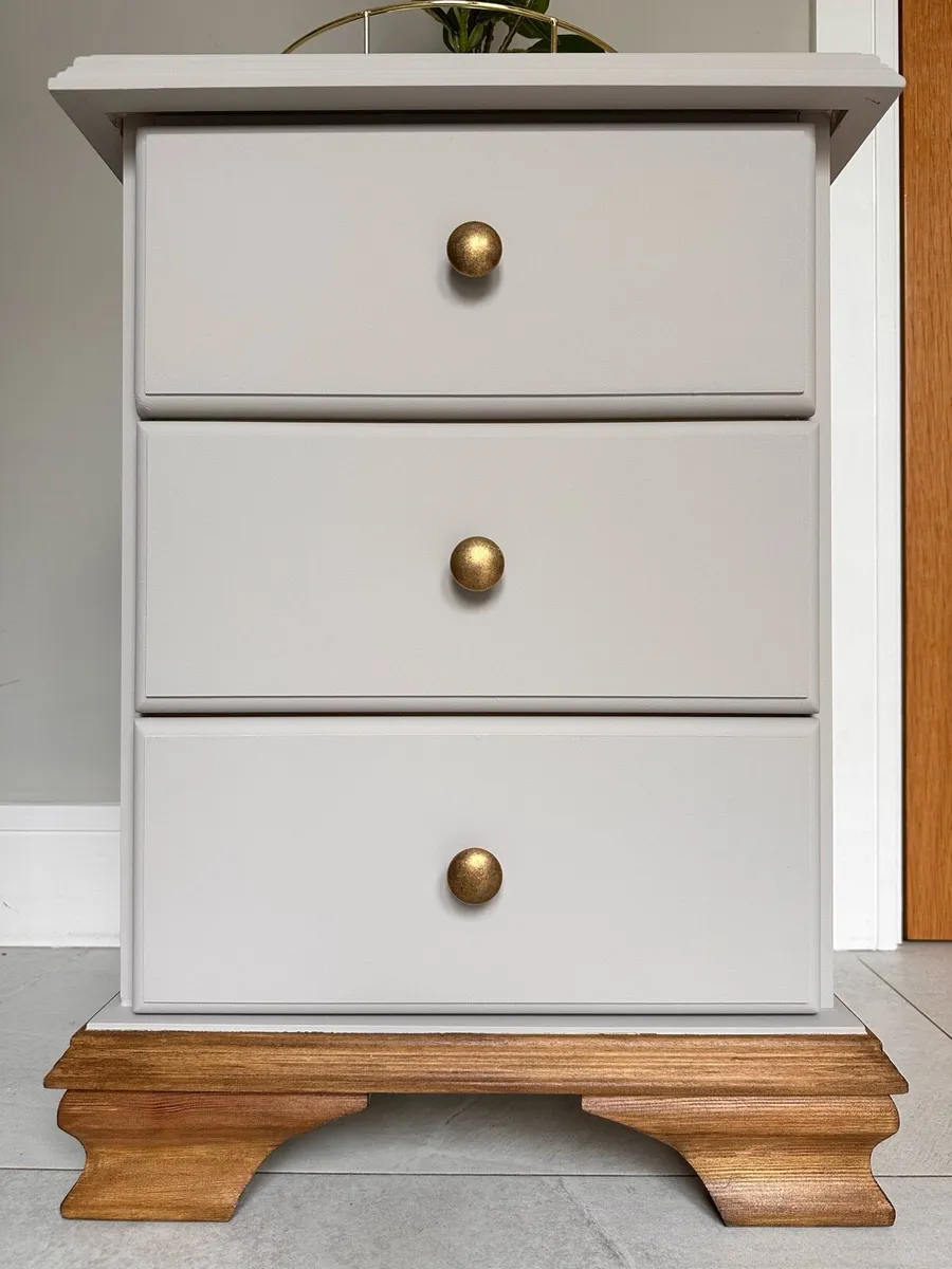 Solid Wood Nightstand, night table - Image 4
