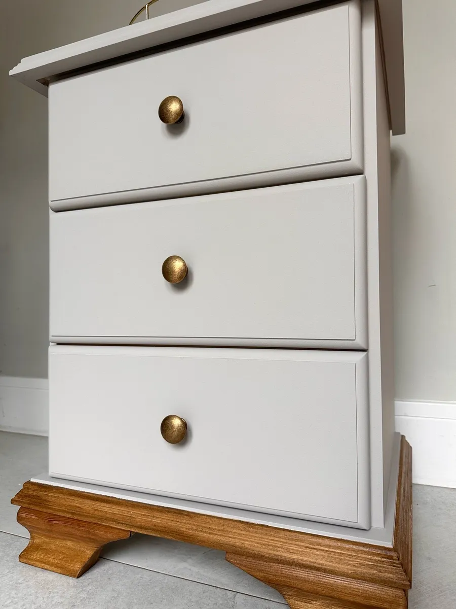 Solid Wood Nightstand, night table - Image 1