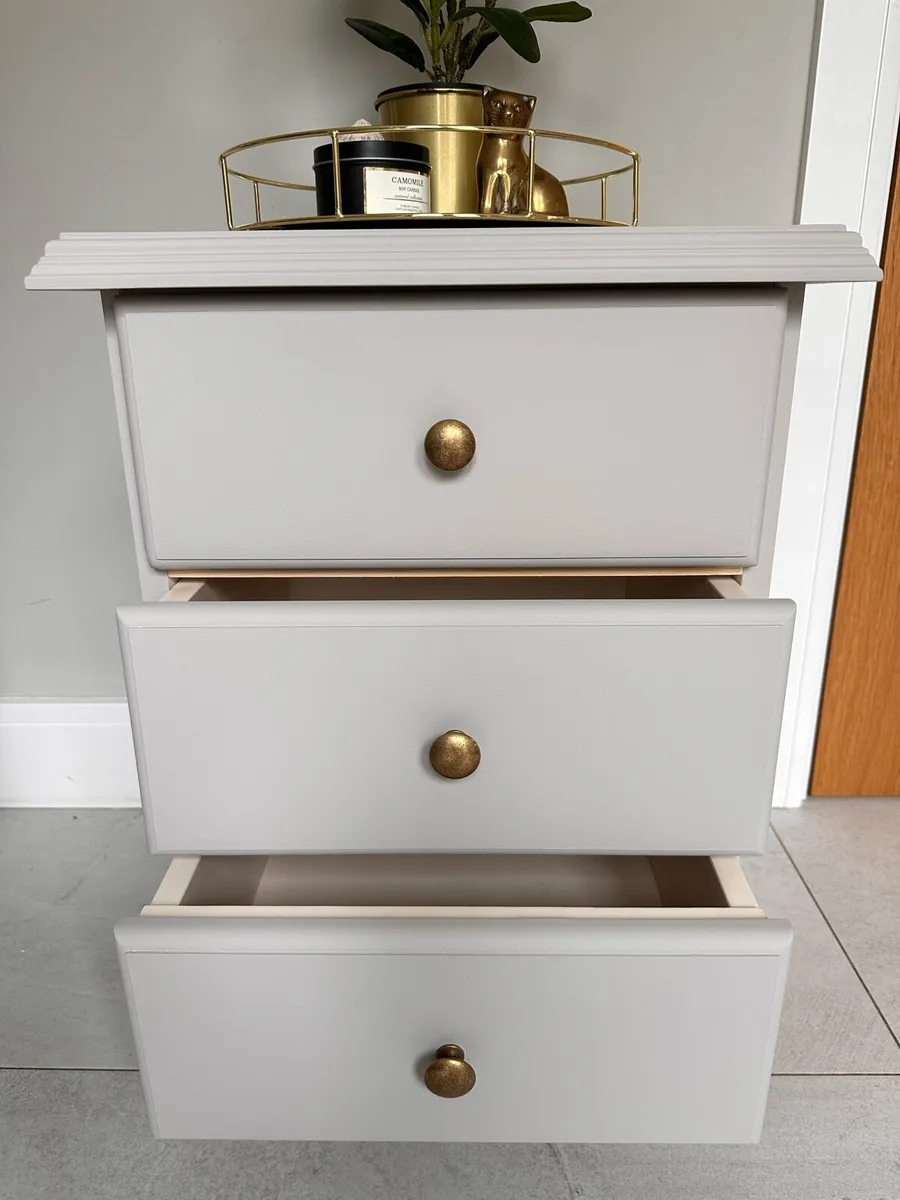 Solid Wood Nightstand, night table - Image 2