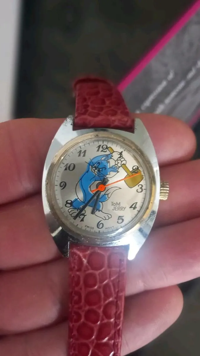 Tom & Jerry Vintage 1970's hand-wound watch - Image 1