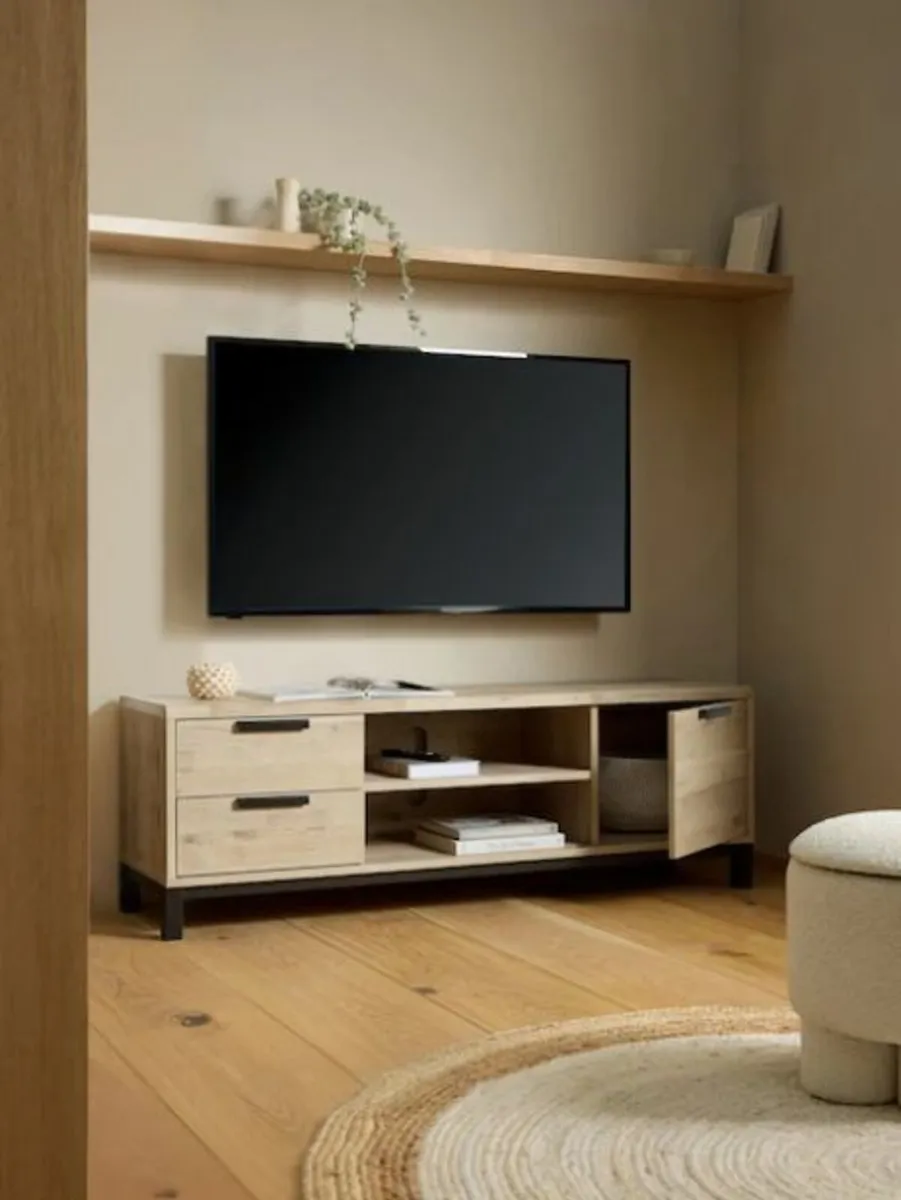 TV Unit Bronx Oak Effect (from Next) - Image 1
