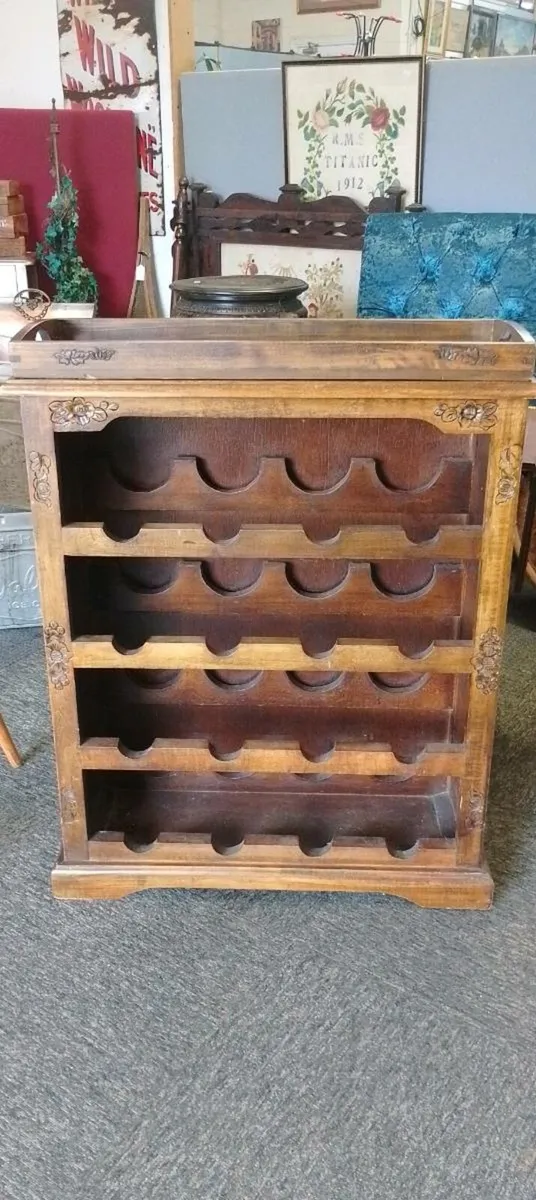 Arts And Crafts Style Wine Rack - Image 1