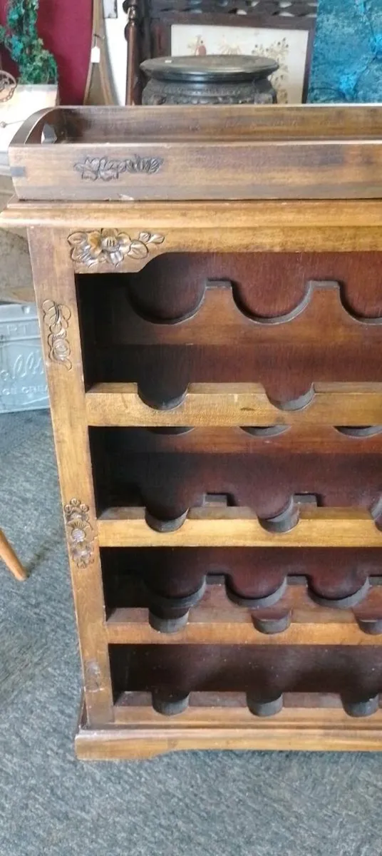 Arts And Crafts Style Wine Rack - Image 2