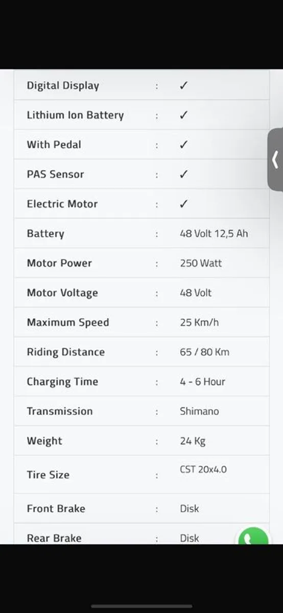 Electric folding bike for sale - Image 4