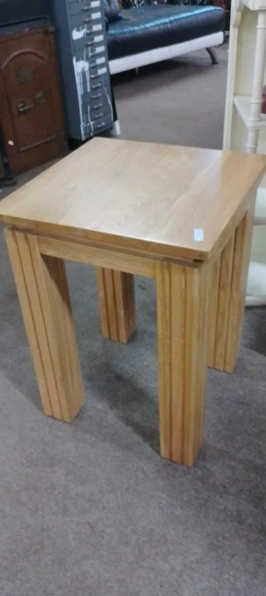 Solid Oak Side Table