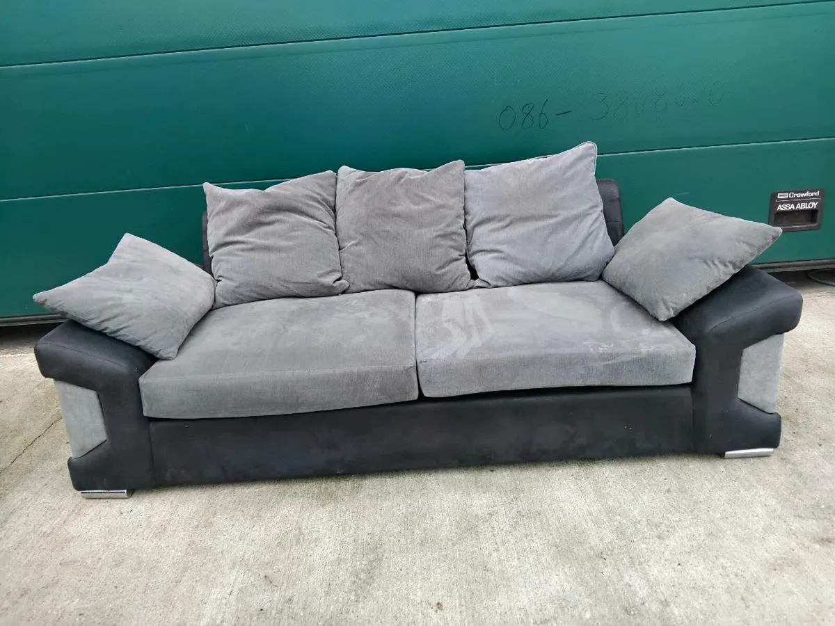 Gray fabric sofal 2 mtr
