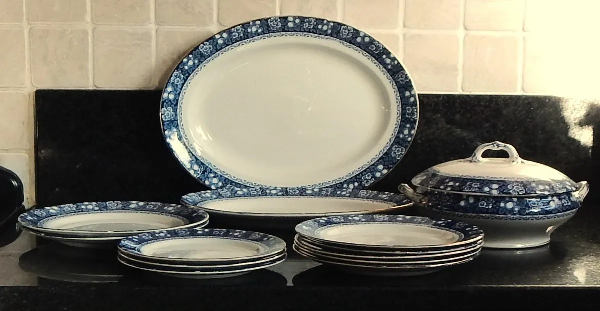 Collection of Rutland Platters, Plates and Tureen - Image 2