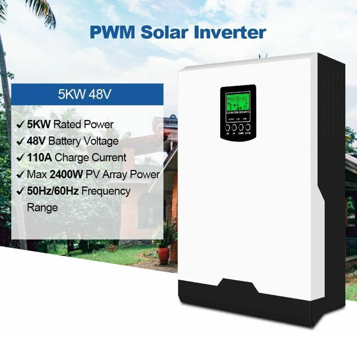 5000W PWM Pure sine wave inverter ATS UPS Off-Grid - Image 3
