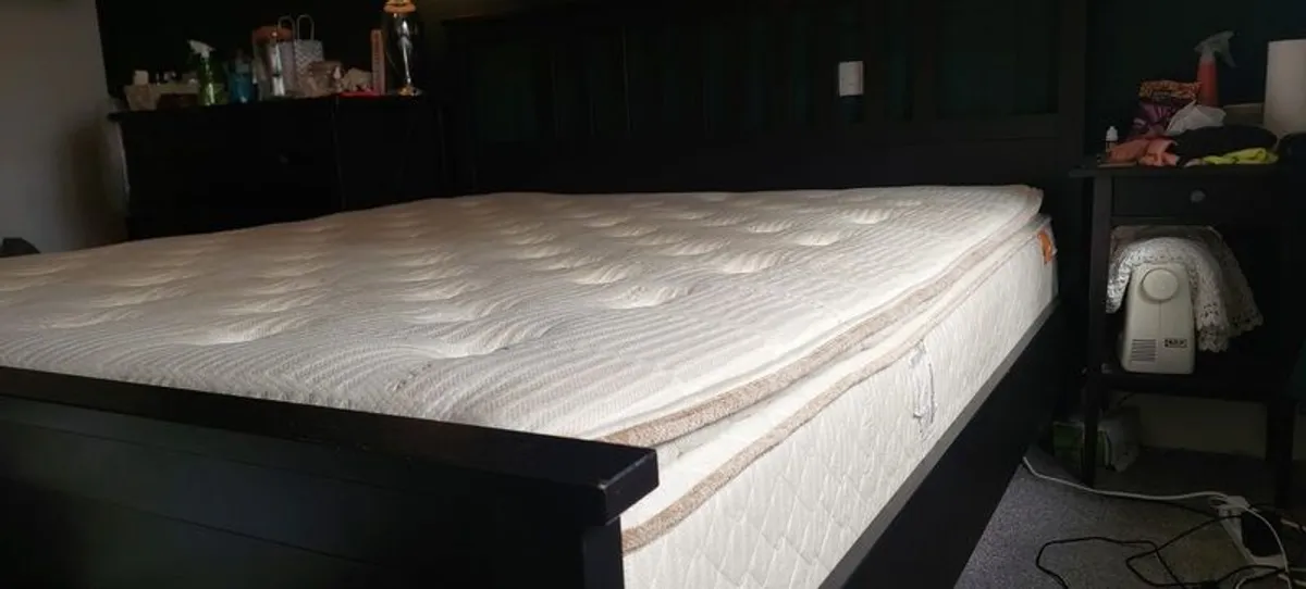 Ikea Hemnes super King Bed with EZ living Cashmere Mattress - Image 1
