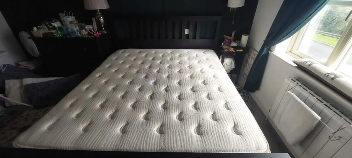Ikea Hemnes super King Bed with EZ living Cashmere Mattress - Image 2