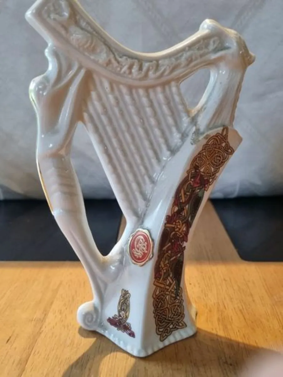 CRE Irish Porcelain Handmade Harp - Image 1