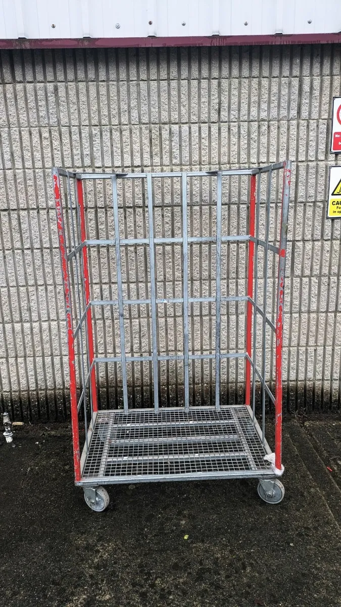 Steel Cage on Castors , Heavy Duty - Image 1