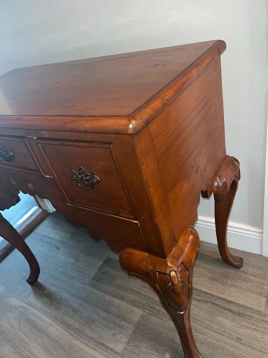 Antique Queen Anne Style Side Table - Image 4