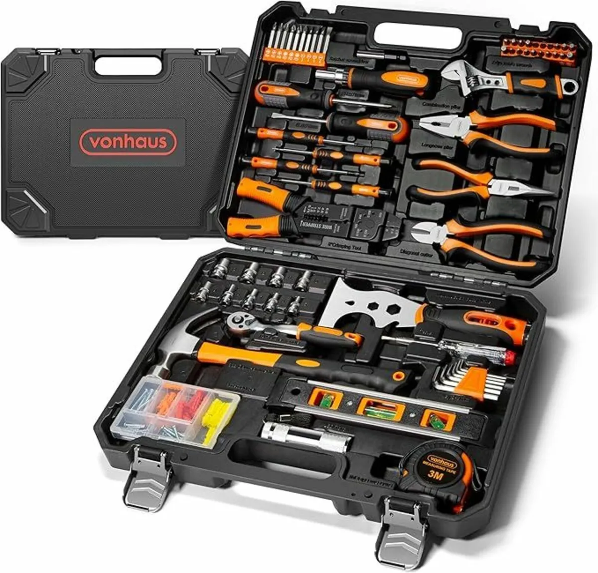Tool Kit Box Ultimate 120pcs  LED Torch Hex Keys - Image 4