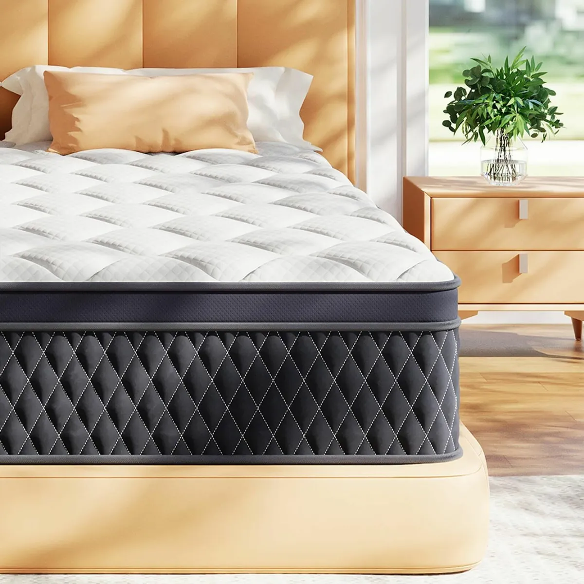 Double Mattress Memory Foam Medium Firm 120x190cm - Image 1