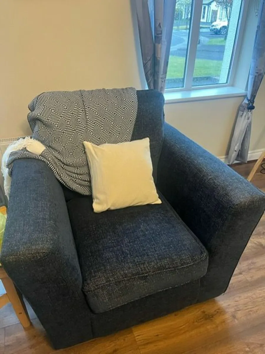 Electric recliner corner sofa and armchair - Image 2