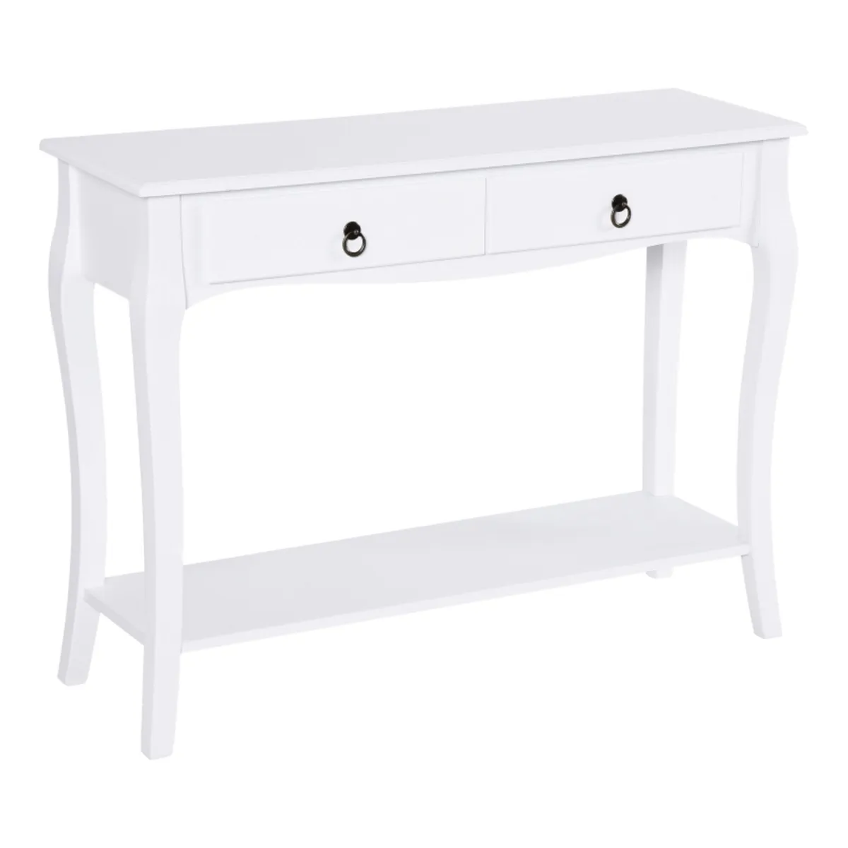 Console Table Modern Sofa Side Desk with Storage S - Image 1