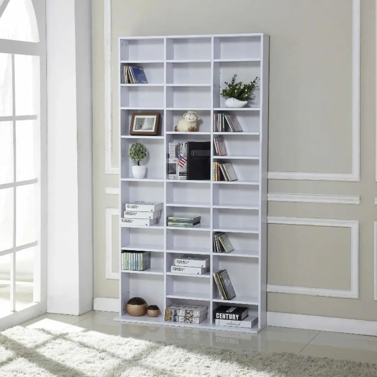33 Adjustable Compartment Storage Unit - White - Image 2